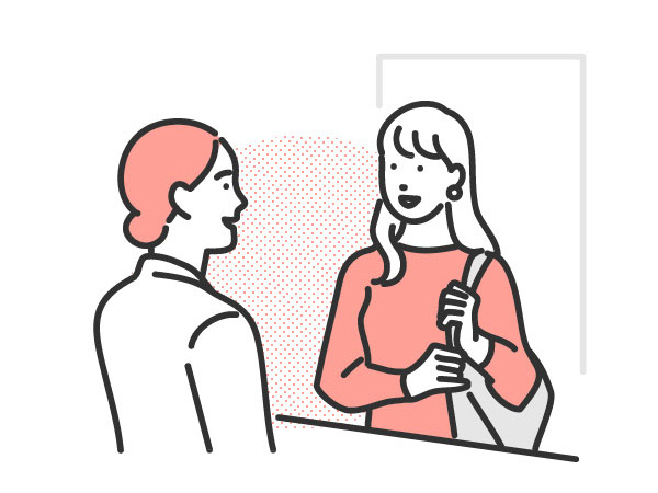 看護師とのやり取りイメージ
